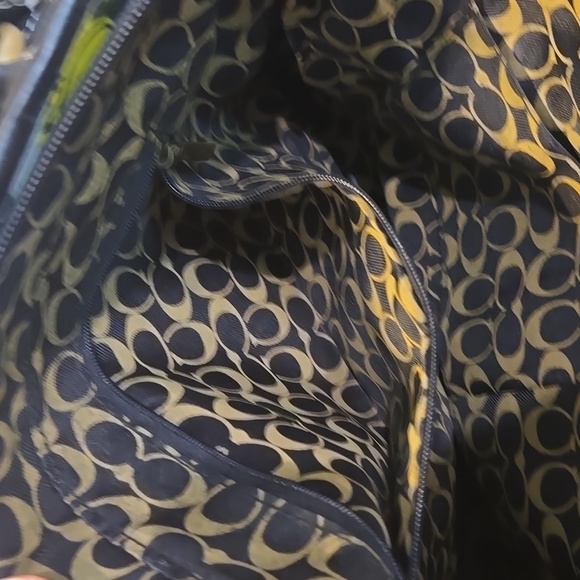 Vintage Coach CO6Q-1485 Multicolor Logo Y2K Women's Bag Tote Purse - Picture 14 of 15